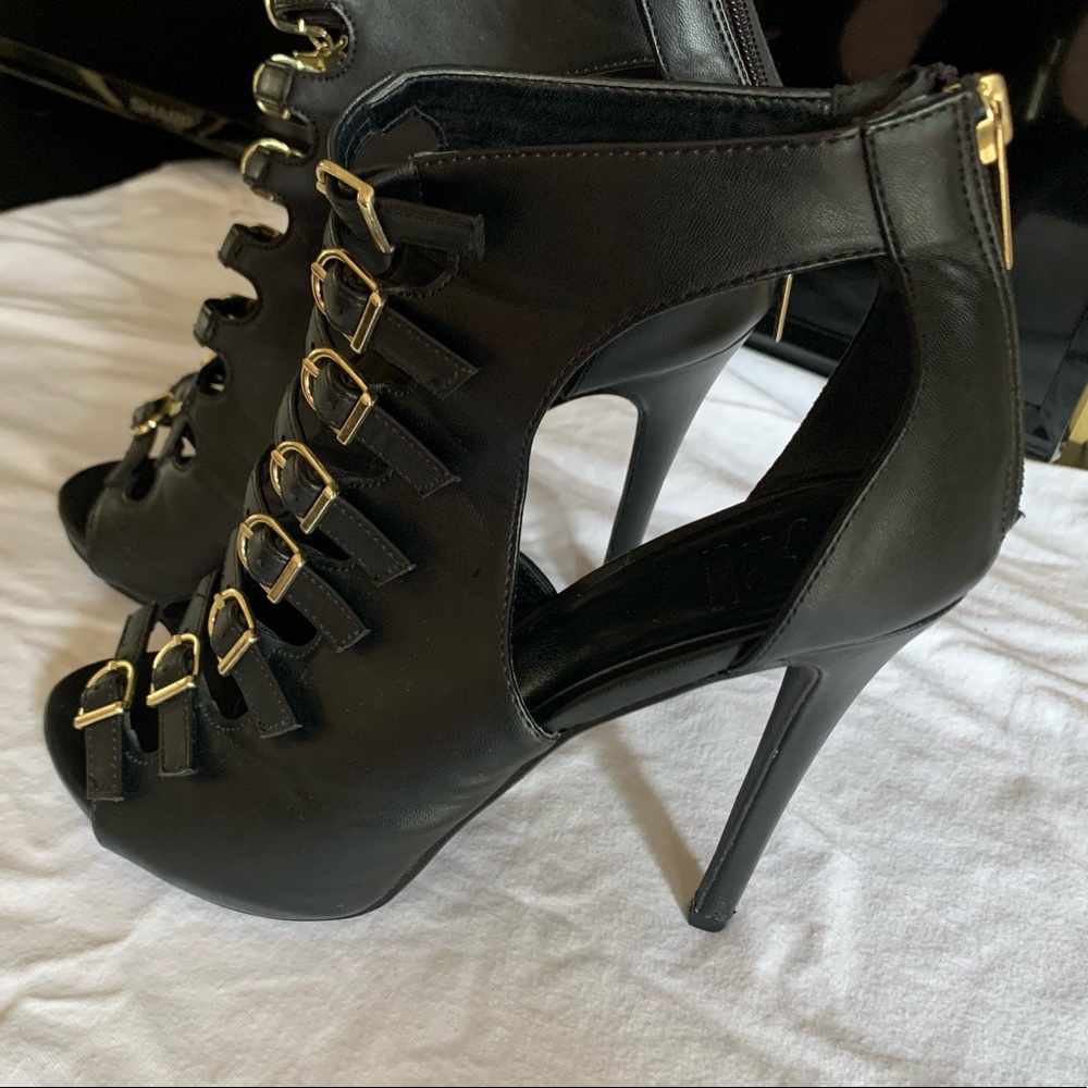 Shiekh booties, heels, ankle boots. Buckles